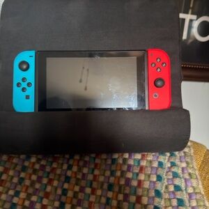 Nintendo Switch Handheld Console - Bright Red and Blue